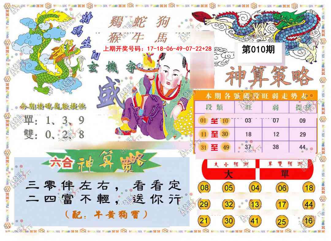 010期神算策略[图]