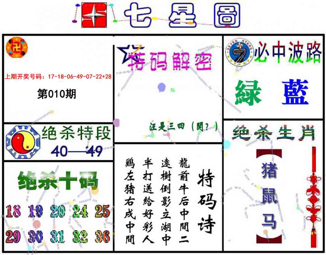010期七星图A[图]