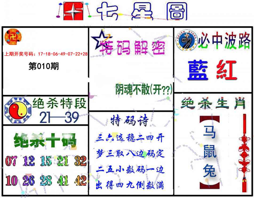 010期七星图B[图]