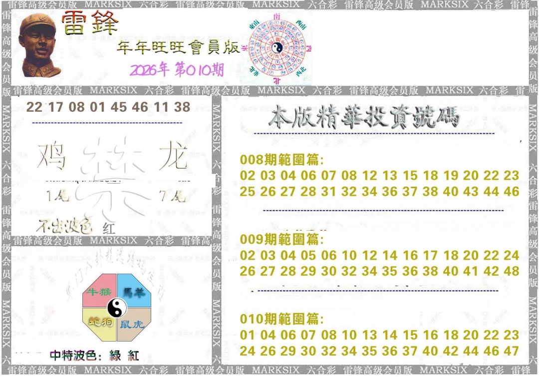 010期雷锋鼠年旺旺版[图]