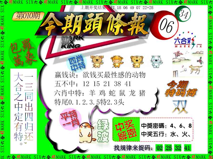 010期今期头条报[图]