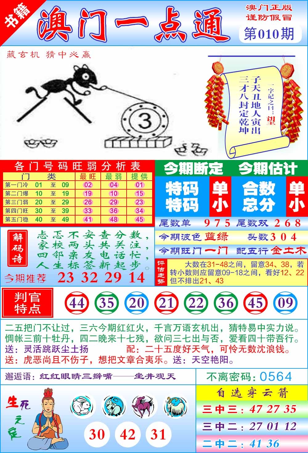 010期澳门一点通[图]
