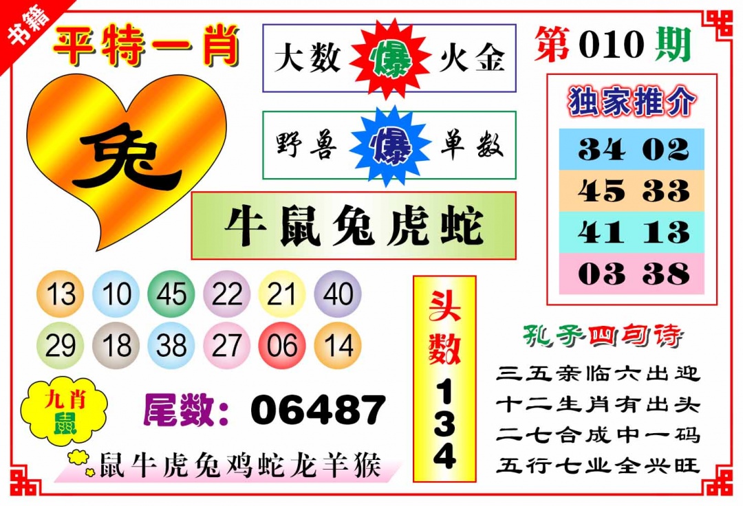 010期澳门九龙心水[图]