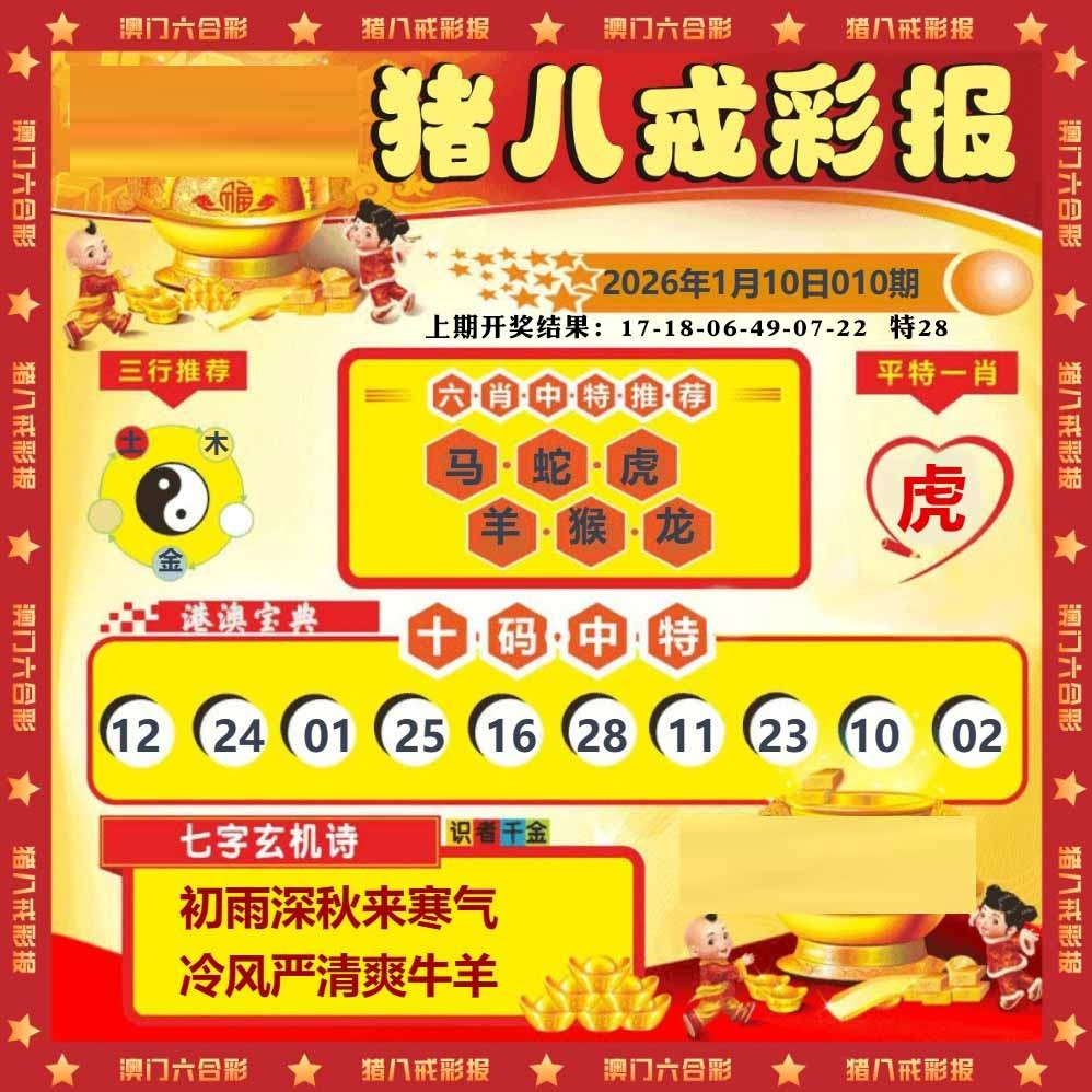 010期猪八戒彩报[图]